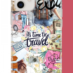iPhone 11 Uyumlu Travel3 UV Baskılı Silikon Kılıf