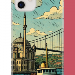 iPhone 11 Uyumlu İstanbul UV Baskılı Silikon Kılıf