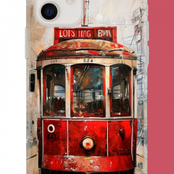 iPhone 11 Uyumlu Taksim Tramvay UV Baskılı Silikon Kılıf