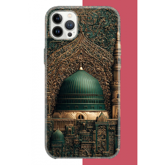 iPhone 12-12 PRO Uyumlu Kudüs2 UV Baskılı Silikon Kılıf
