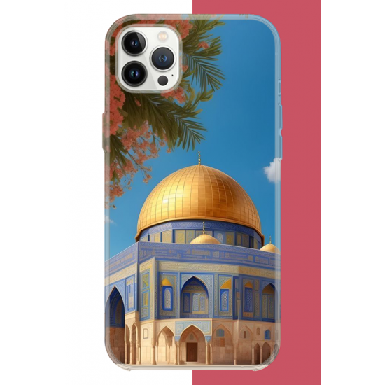 iPhone 12-12 PRO Uyumlu Kudüs3 UV Baskılı Silikon Kılıf