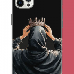 iPhone 12-12 PRO Uyumlu Taç UV Baskılı Silikon Kılıf