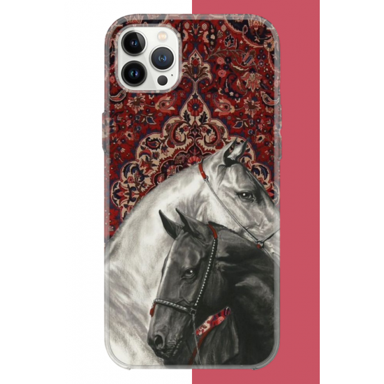 iPhone 12-12 PRO Uyumlu Türk Halı UV Baskılı Silikon Kılıf