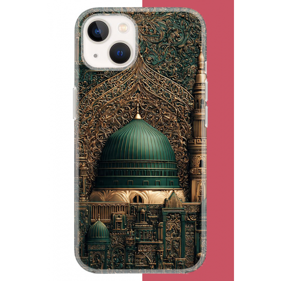iPhone 13-14 Uyumlu Kudüs2 UV Baskılı Silikon Kılıf