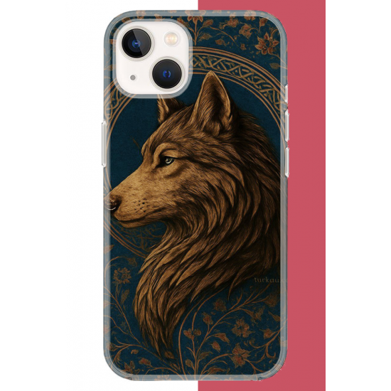 iPhone 13-14 Uyumlu Kurt UV Baskılı Silikon Kılıf