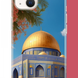 iPhone 13-14 Uyumlu Kudüs3 UV Baskılı Silikon Kılıf