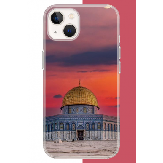 iPhone 13-14 Uyumlu Kudüs4 UV Baskılı Silikon Kılıf