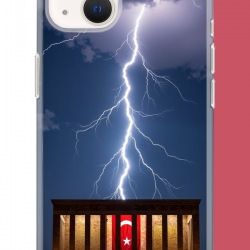 iPhone 13-14 Uyumlu Anıtkabir UV Baskılı Silikon Kılıf