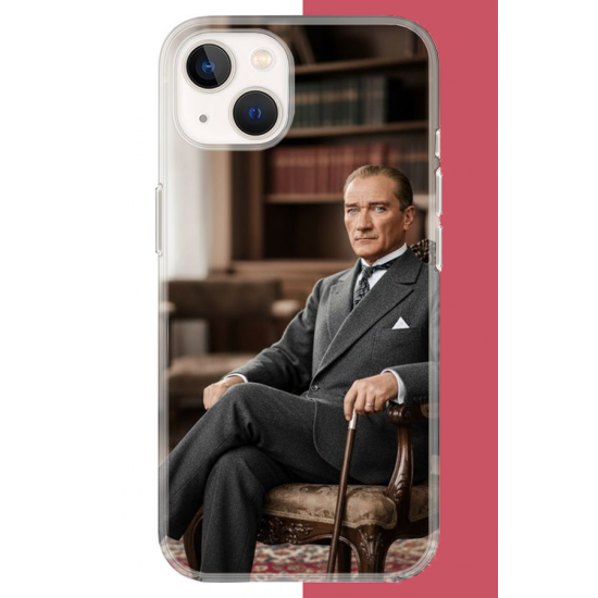 iPhone 13-14 Uyumlu Atatürk6 UV Baskılı Silikon Kılıf iPhone 13-14 Uyumlu Atatürk6 UV Baskılı Silikon Kılıf