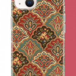iPhone 13-14 Uyumlu Çini Motif UV Baskılı Silikon Kılıf