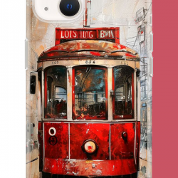 iPhone 13-14 Uyumlu Taksim Tramvay UV Baskılı Silikon Kılıf