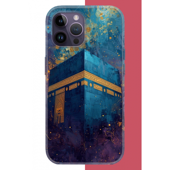 iPhone 14 PRO Uyumlu Kabe1 UV Baskılı Silikon Kılıf