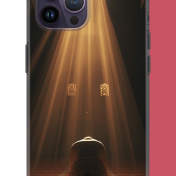 iPhone 14 PRO MAX Uyumlu Huzur Dua UV Baskılı Silikon Kılıf