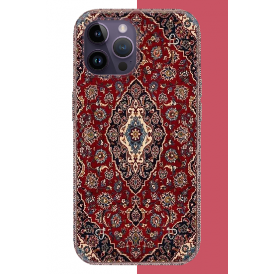 iPhone 14 PRO MAX Uyumlu Halı3 UV Baskılı Silikon Kılıf