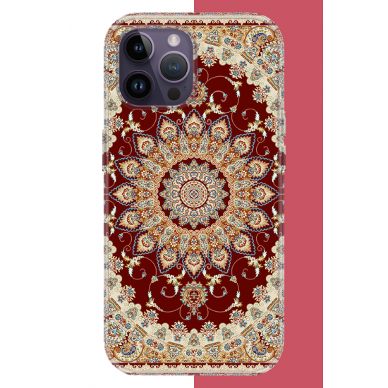 iPhone 14 PRO MAX Uyumlu Halı4 UV Baskılı Silikon Kılıf