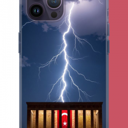 iPhone 14 PRO MAX Uyumlu Anıtkabir UV Baskılı Silikon Kılıf
