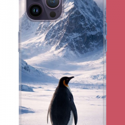 iPhone 14 PRO MAX Uyumlu nihilist Penguen2 UV Baskılı Silikon Kılıf