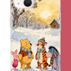 iPhone 15 Uyumlu Winnie The Pooh2 UV Baskılı Silikon Kılıf