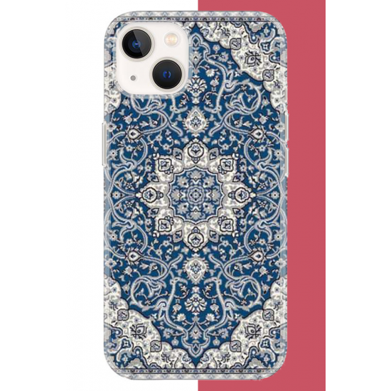 iPhone 15 Uyumlu Halı2 UV Baskılı Silikon Kılıf