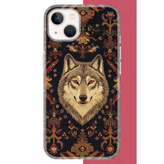 iPhone 15 Uyumlu Halı5 UV Baskılı Silikon Kılıf