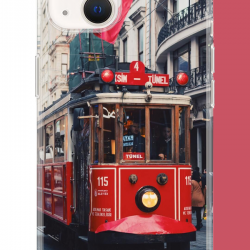 iPhone 15 Uyumlu Taksim1 UV Baskılı Silikon Kılıf