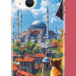 iPhone 15 Uyumlu Ayasofya1 UV Baskılı Silikon Kılıf
