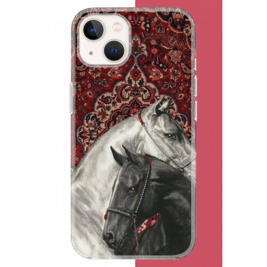 iPhone 15 Uyumlu Türk Halı UV Baskılı Silikon Kılıf
