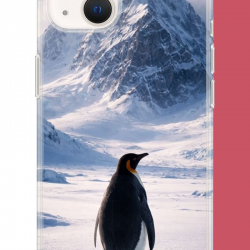 iPhone 15 Uyumlu nihilist Penguen2 UV Baskılı Silikon Kılıf
