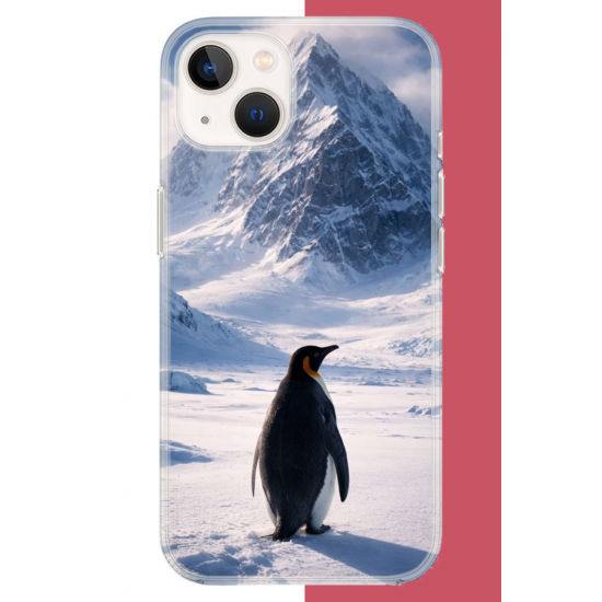 iPhone 15 Uyumlu nihilist Penguen2 UV Baskılı Silikon Kılıf