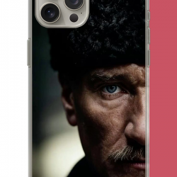 iPhone 15 PRO Uyumlu Atatürk4 UV Baskılı Silikon Kılıf