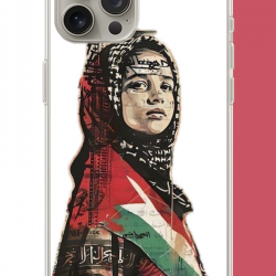 iPhone 15 PRO Uyumlu Filistin2 UV Baskılı Silikon Kılıf