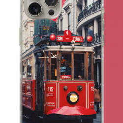 iPhone 15 PRO Uyumlu Taksim1 UV Baskılı Silikon Kılıf