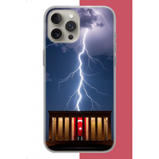 iPhone 15 PRO Uyumlu Anıtkabir UV Baskılı Silikon Kılıf