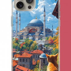 iPhone 15 PRO Uyumlu Ayasofya1 UV Baskılı Silikon Kılıf