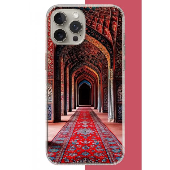 iPhone 15 PRO MAX Uyumlu Osmanlı Mimarı UV Baskılı Silikon Kılıf