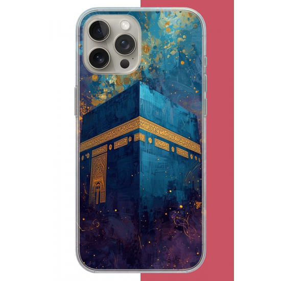 iPhone 15 PRO MAX Uyumlu Kabe1 UV Baskılı Silikon Kılıf