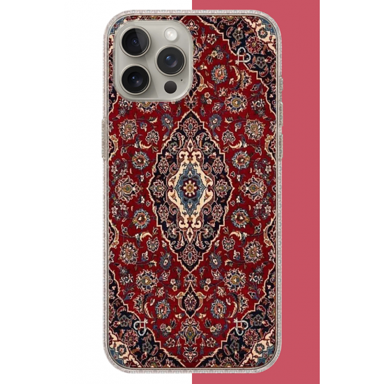 iPhone 15 PRO MAX Uyumlu Halı3 UV Baskılı Silikon Kılıf