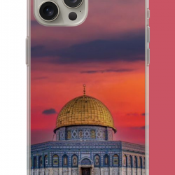 iPhone 15 PRO MAX Uyumlu Kudüs4 UV Baskılı Silikon Kılıf