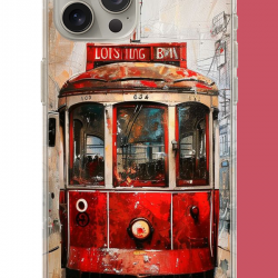 iPhone 15 PRO MAX Uyumlu Taksim Tramvay UV Baskılı Silikon Kılıf