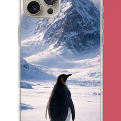 iPhone 15 PRO MAX Uyumlu nihilist Penguen2 UV Baskılı Silikon Kılıf