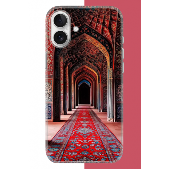 iPhone 16 Uyumlu Osmanlı Mimarı UV Baskılı Silikon Kılıf