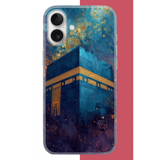 iPhone 16 Uyumlu Kabe1 UV Baskılı Silikon Kılıf