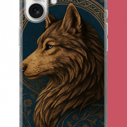 iPhone 16 Uyumlu Kurt UV Baskılı Silikon Kılıf