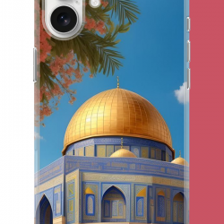 iPhone 16 Uyumlu Kudüs3 UV Baskılı Silikon Kılıf