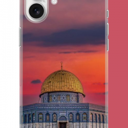 iPhone 16 Uyumlu Kudüs4 UV Baskılı Silikon Kılıf