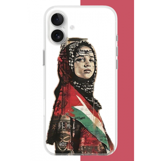 iPhone 16 Uyumlu Filistin2 UV Baskılı Silikon Kılıf