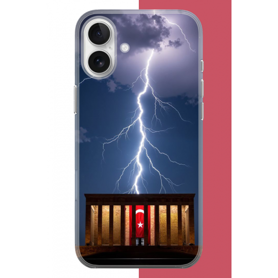 iPhone 16 Uyumlu Anıtkabir UV Baskılı Silikon Kılıf