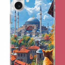 iPhone 16 Uyumlu Ayasofya1 UV Baskılı Silikon Kılıf