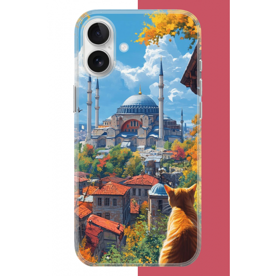 iPhone 16 Uyumlu Ayasofya1 UV Baskılı Silikon Kılıf