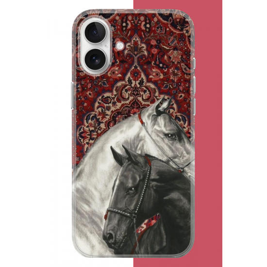iPhone 16 Uyumlu Türk Halı UV Baskılı Silikon Kılıf